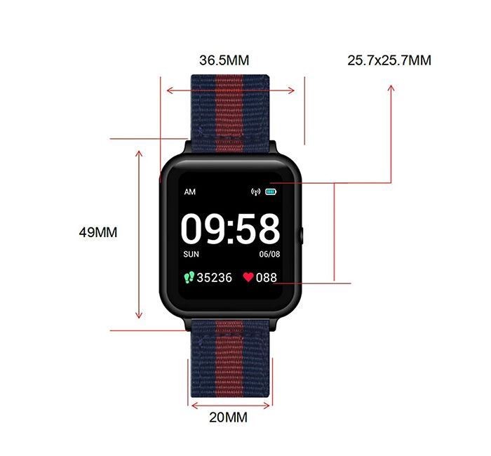 Lenovo S2 Twin Belt Smart Watch Global Version