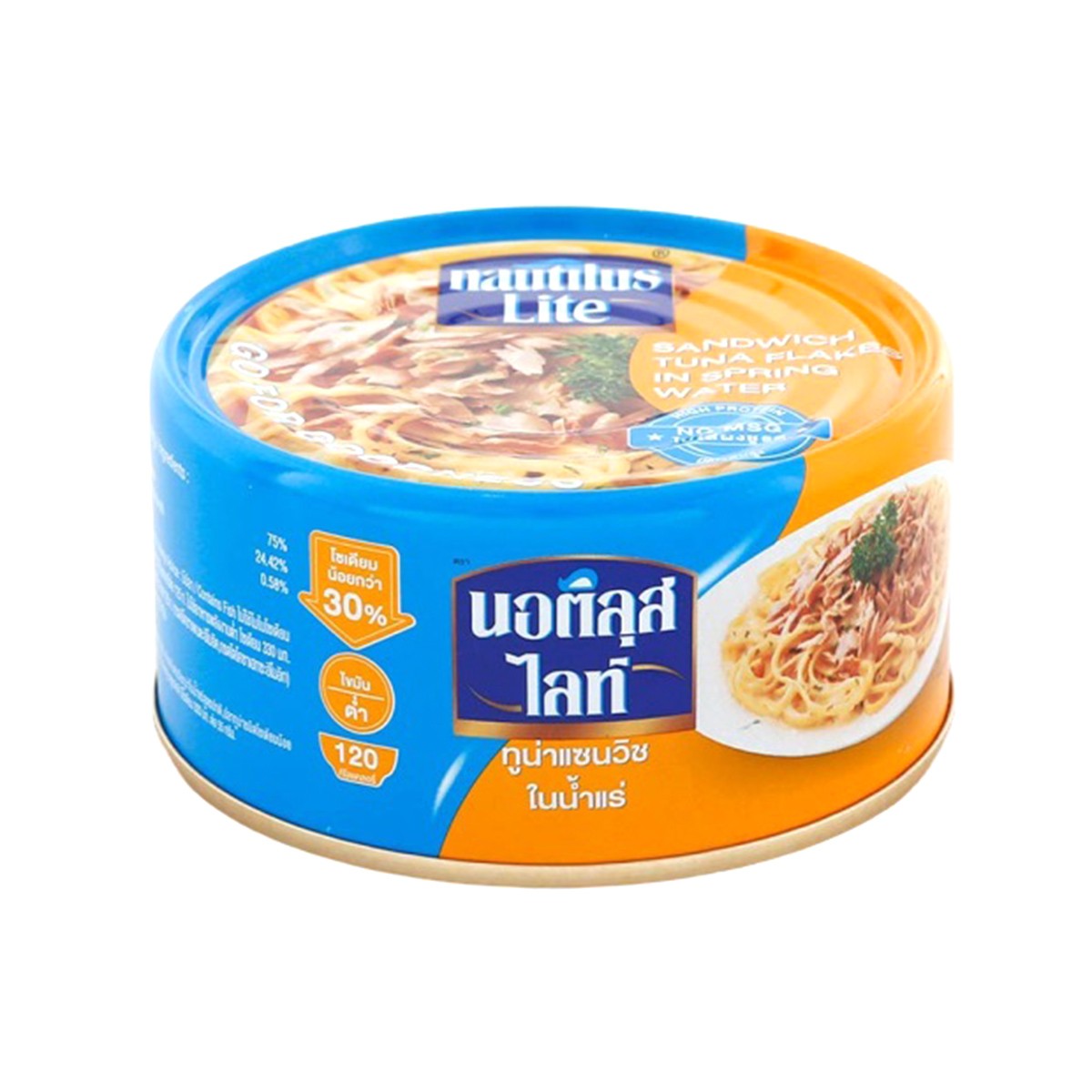 Nautilus Lite Sandwich Tuna Flakes In Spring Water 165gm