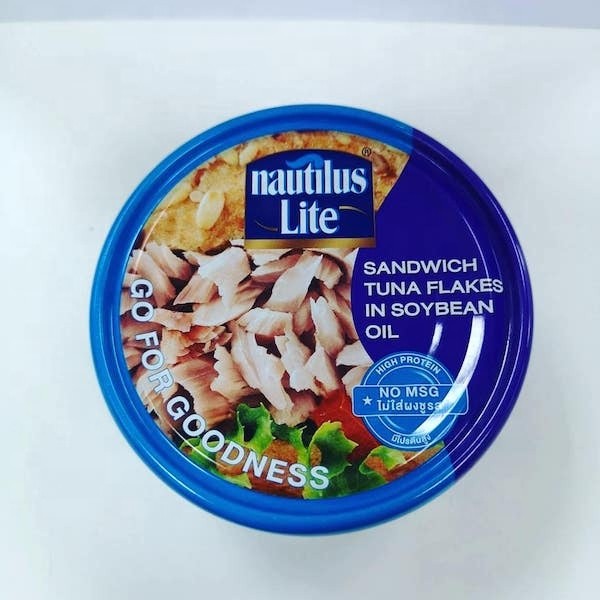 Nautilus Lite Sandwich Tuna Flakes in Soybean Oil 165g