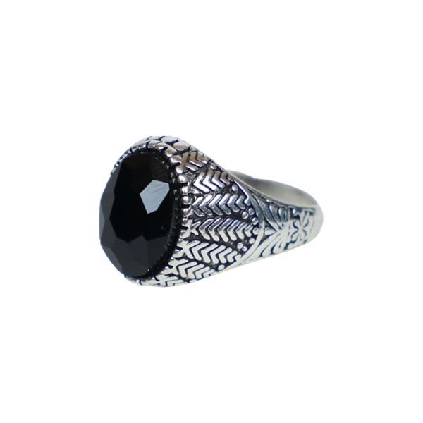 Combo offer 2, Men'z Artificial Stone Ring (Golden/Silver)