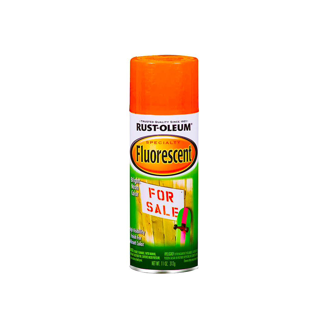 Rust-Oleum Specialty Fluorescent Highly Visible Spray Paint [ Orange ]