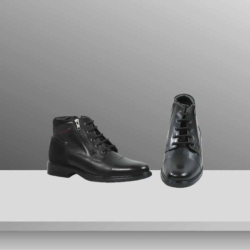 Boot with Lace and Chain