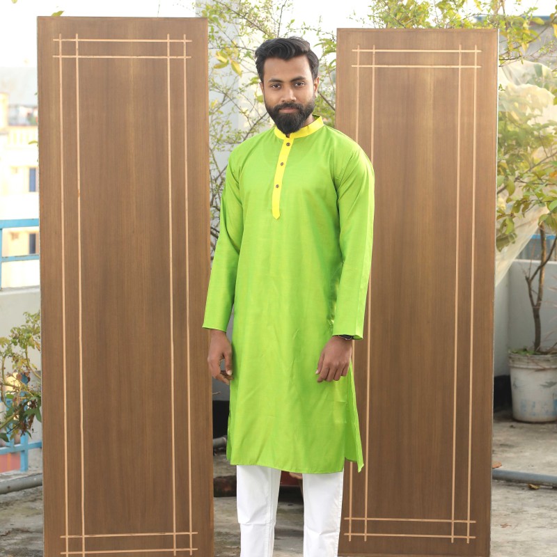 Occasional Panjabi  Green