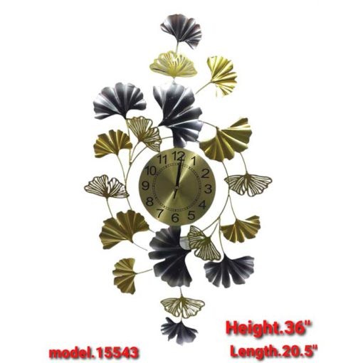 Creative Design Metal Wall Clock White Dial Home Decor Living Decoration Fashion Luxury Wall Clock